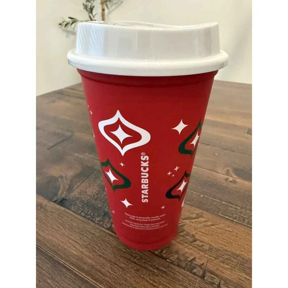 Starbucks Holiday 2023 Red Cup Day (16 oz) Reusable Hot Cup